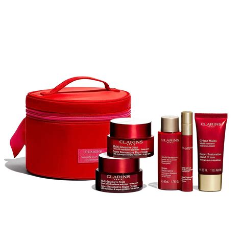 Amazon.com: Clarins Super Restorative Luxury Collection | 6-Piece ...