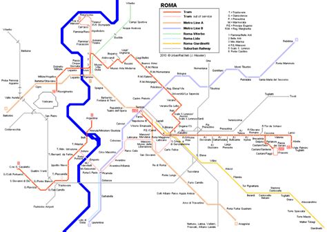 Printable Rome Metro Map - Printable Maps