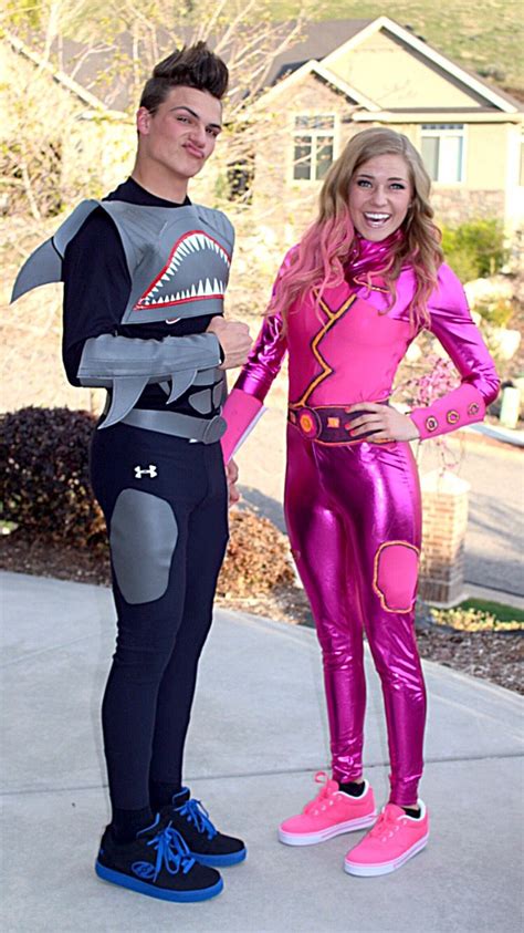 Super hero Shark Boy and Lava Girl DIY costumes | Cute couple halloween ...