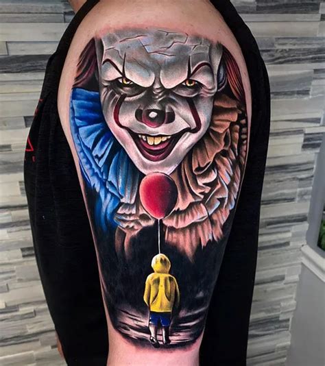 25 Thrilling Pennywise Tattoos For Horror Movie Freaks!