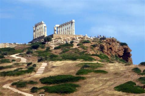 Cape Sounion Temple of Poseidon near Athens, Greece