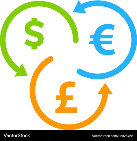 Exchange stock market business logo icon design Vector Image