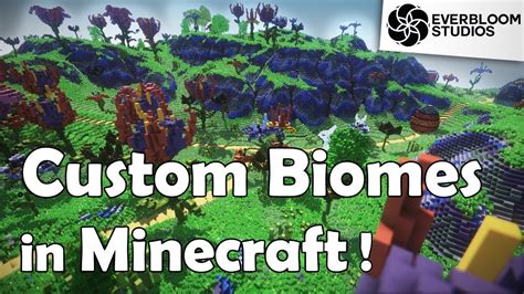 How to Build: Custom Biomes in Minecraft! - YouTube