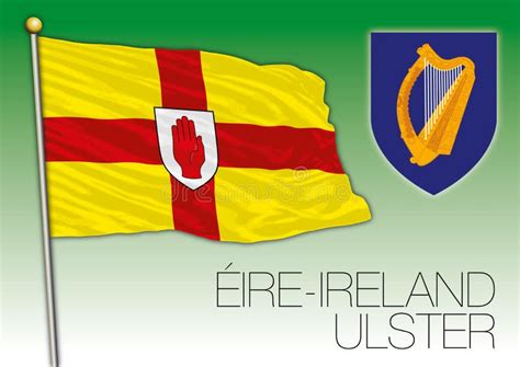 Ulster Regional Flag, Eire, Ireland Stock Vector - Illustration of file ...