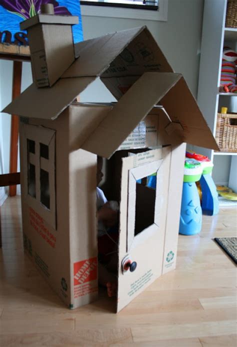 20 Fun Cardboard Box House Ideas