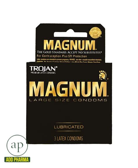 Trojan Magnum Large Size - 3 Condoms - AddPharma | Pharmacy in Ghana