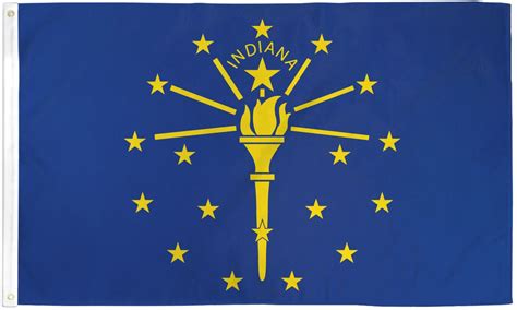 Indiana State Flag 3x5ft Polyester | Official Flag Pole – officialflagpole