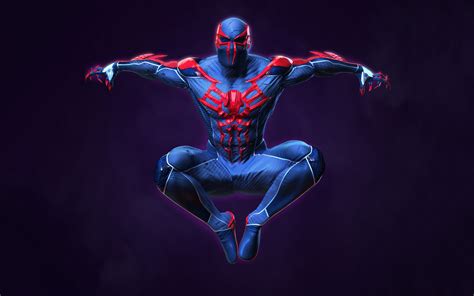 Desktop Wallpaper Spider Man 2099, Video Game, Artwork, Hd Image, Picture, Background, Cc09bb