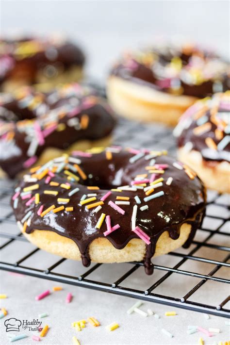 Homemade Oven Baked Donuts (Chocolate Frosted) - Healthy Life Trainer