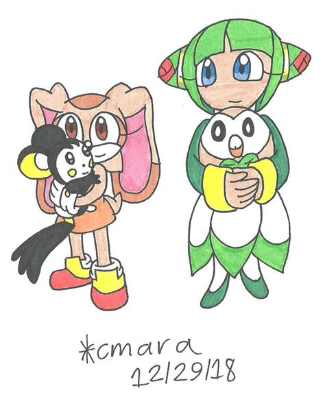 Cream Cosmo and their Pokemon by cmara on DeviantArt