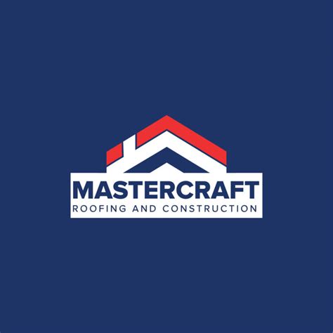 Mastercraft Logo- Blue Back Ground | Mastercraft Roofing & Construction - Free Inspection