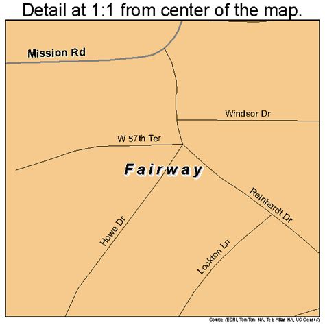 Fairway Kansas Street Map 2022700