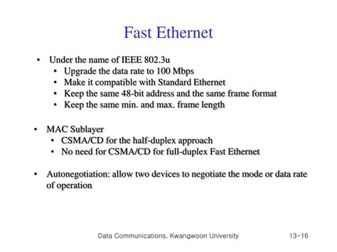 PPT - Chapter 13 Wired LANs: Ethernet PowerPoint Presentation, free ...