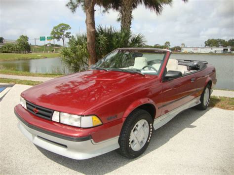 1989 Chevrolet Cavalier Z24 Convertible 2-Door 2.8L - Classic Chevrolet ...