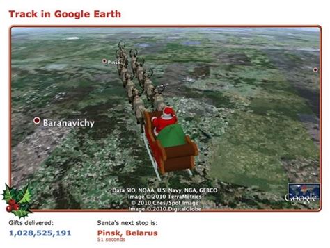 How to Track Santa Right Now with the NORAD Santa Tracker & Google Maps / Earth « Christmas Ideas