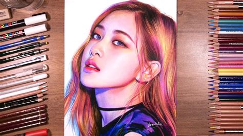 How To Draw Blackpink Rose - Video tutorial showing how to draw rose ...