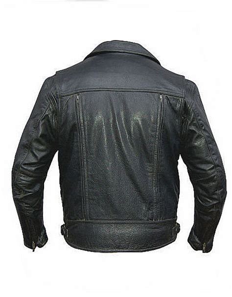 Mens Buffalo Hide Leather Motorcycle Jacket MLSJ26 – Leather Supreme