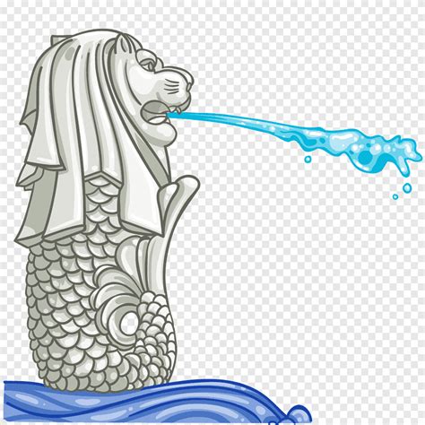 Merlion Cartoon