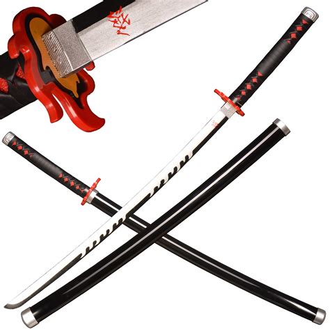 Buy SV Wooden Anime Samurai Cosplay, Demon Slayer 39-inch Wooden -a ...