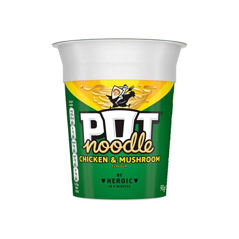 Pot Noodle Chicken & Mushroom 90g | Heron Foods