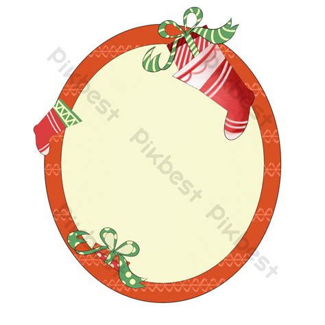 Christmas Red Border Illustration PNG Images | PSD Free Download - Pikbest