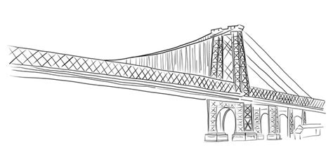 Bridge Sketch Images - bmp-wabbit