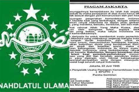 Dari Piagam Jakarta ke Pancasila, Peristiwa NU Mengubah Rumusan Dasar Negara demi Persatuan ...