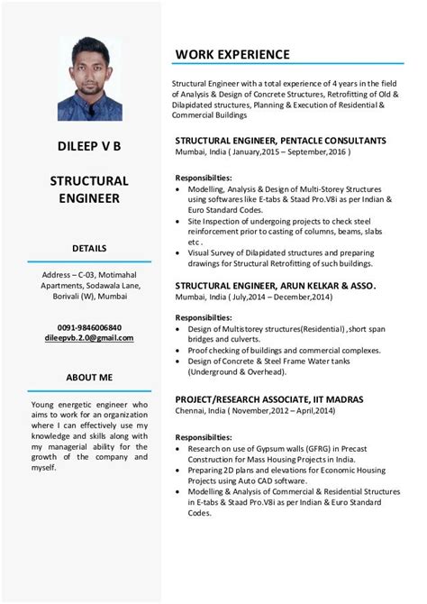 Structural Engineer Resume