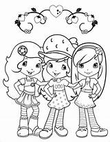 Strawberry Shortcake Coloring Pages  ColoringBay sketch template