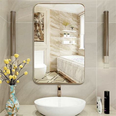 Latitude Run® Lief Metal Modern Bathroom Mirror & Reviews | Wayfair.ca