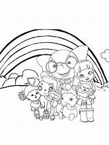 Rainbow Ruby coloring Pages sketch template