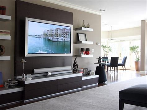 Hasil gambar untuk wall mounted tv cabinets for flat screens | Beautiful living rooms, Living ...
