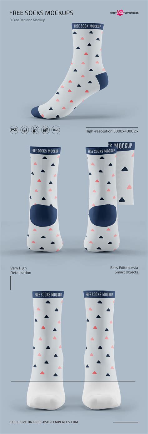 Free Socks Mockups in PSD | Free PSD Templates