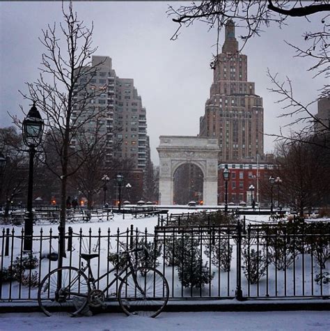 Washington Sq Park, winter by PictureThisPhotoNYC #nyc