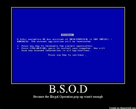 [Image - 18659] | Blue Screen of Death (BSoD) | Know Your Meme