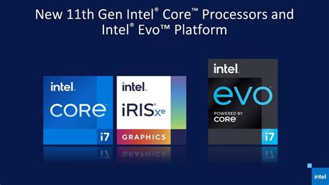 Intel’s 11th Gen Core Processors And ‘Evo’ Platform Brand Raises The ...