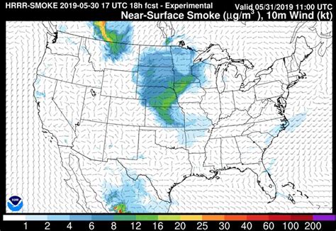 Maps: wildfire smoke conditions and forecast - Wildfire Today