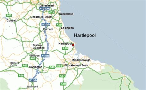 Hartlepool Map