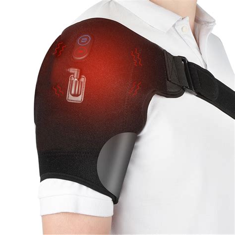 Best Shoulder Back Support Posture Brace Electric Heating Pad USB | Shoulder brace, Heat therapy ...