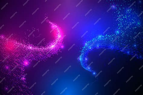 Free Vector | Glowing particles background