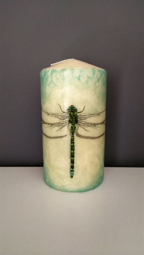 Dragonfly Decorative Candle Dragonfly Lover Gifts Unscented - Etsy