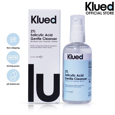 Klued - 2% Salicylic Acid Gentle Cleanser 120m| | Shopee Philippines