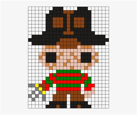 Pixel Pictures Of Freddy Krueger - miaeroplano