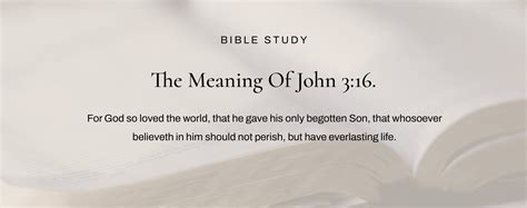 What Does John 3:16 [Really] Mean? | Commentary, Context & Explanation | Lord's Guidance