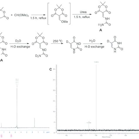 Figure S1. Chemical synthesis of 5-D-uracil. A. scheme of the... | Download Scientific Diagram