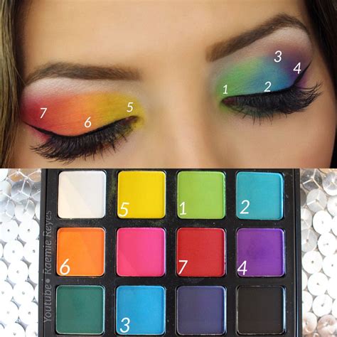 Step by Step on my Rainbow eyeshadow makeup - full tutorial on youtube! - Raemie Reyes | Rainbow ...