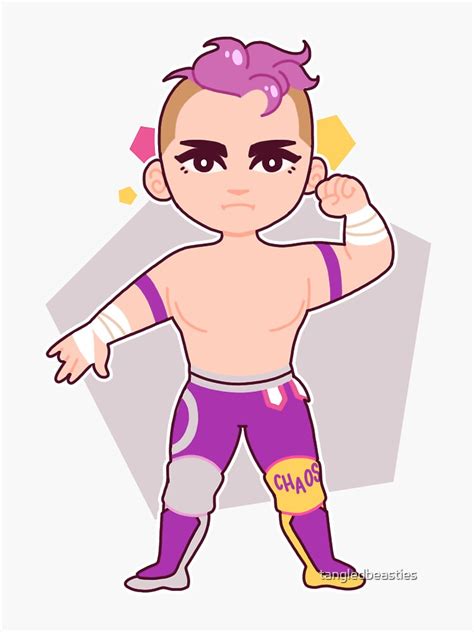 "NJPW CHAOS Will Ospreay" Sticker for Sale by tangledbeasties | Redbubble