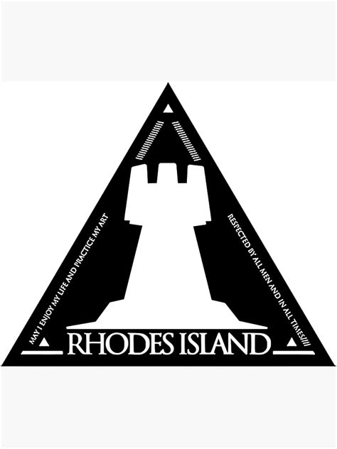 "Rhodes Island Logo | Rhodes Island Pharmaceuticals, Inc. | Arknights" Art Print for Sale by ...