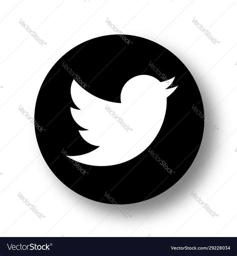 Twitter logo icon Royalty Free Vector Image - VectorStock