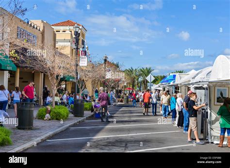 The San Marco district of Jacksonville during the San Marco Art Festival in November 2013 ...